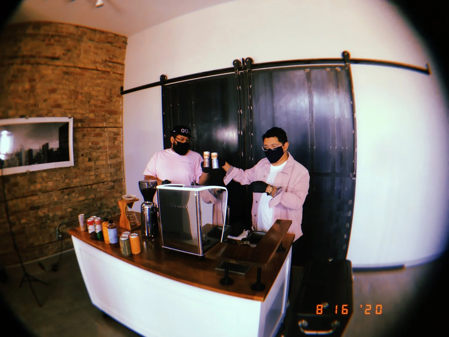 First mobile coffee cart event