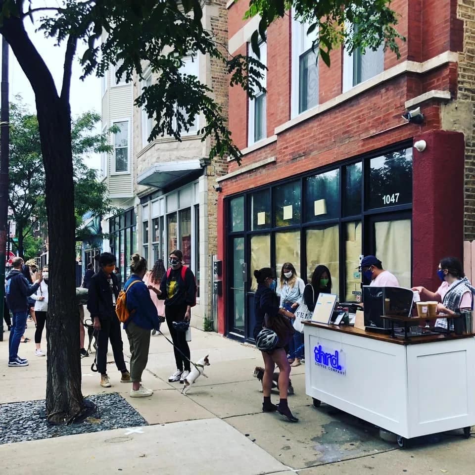 Thrd Coffee's first pop-up at Humboldt House
